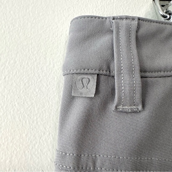Lululemon ABC Classic-Fit 5 Pocket Pant Light Grey Warpstreme Sz 36 - Picture 10 of 11